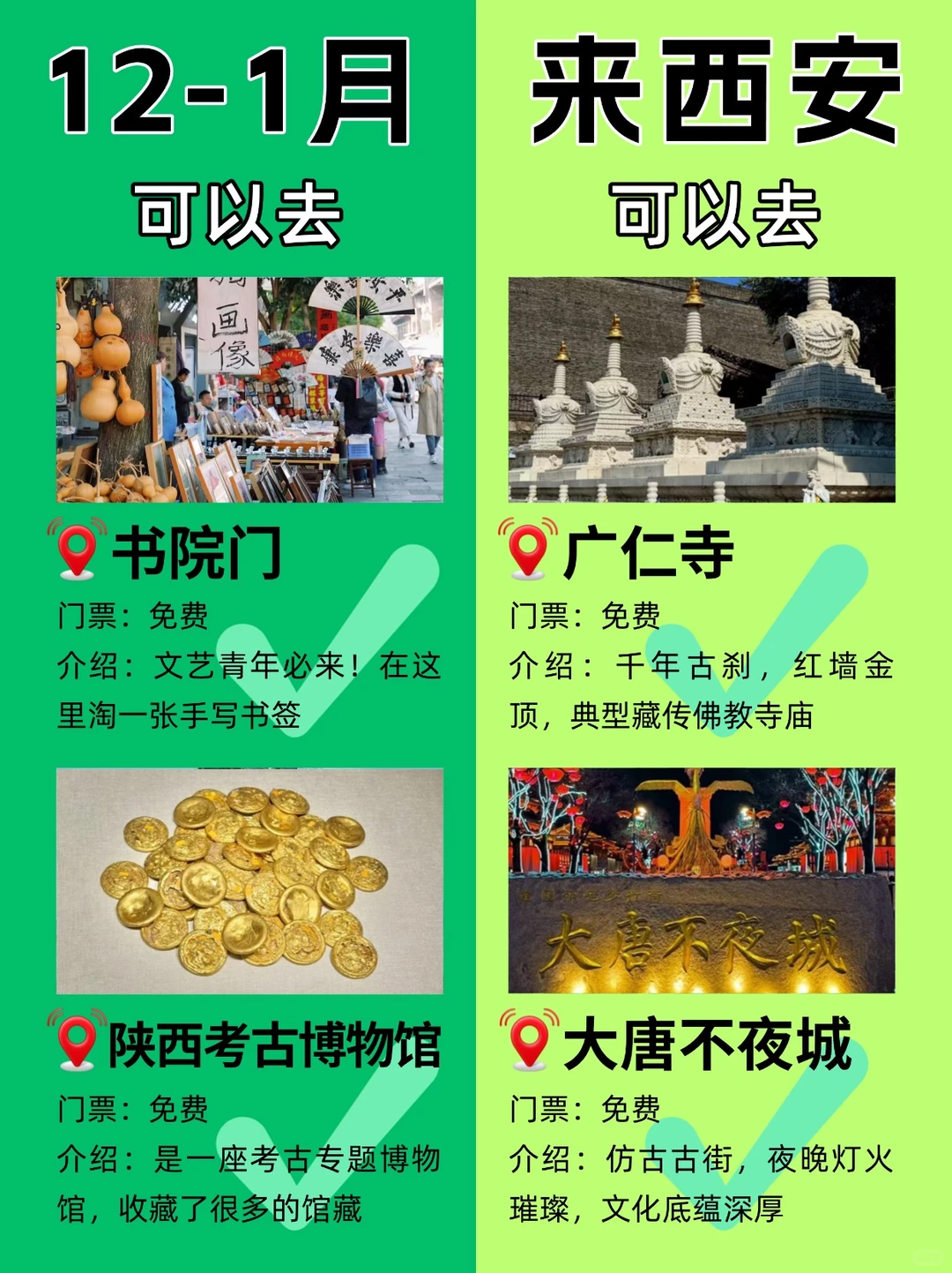 写给12-1月去西安的姐妹👭保姆级游玩攻略