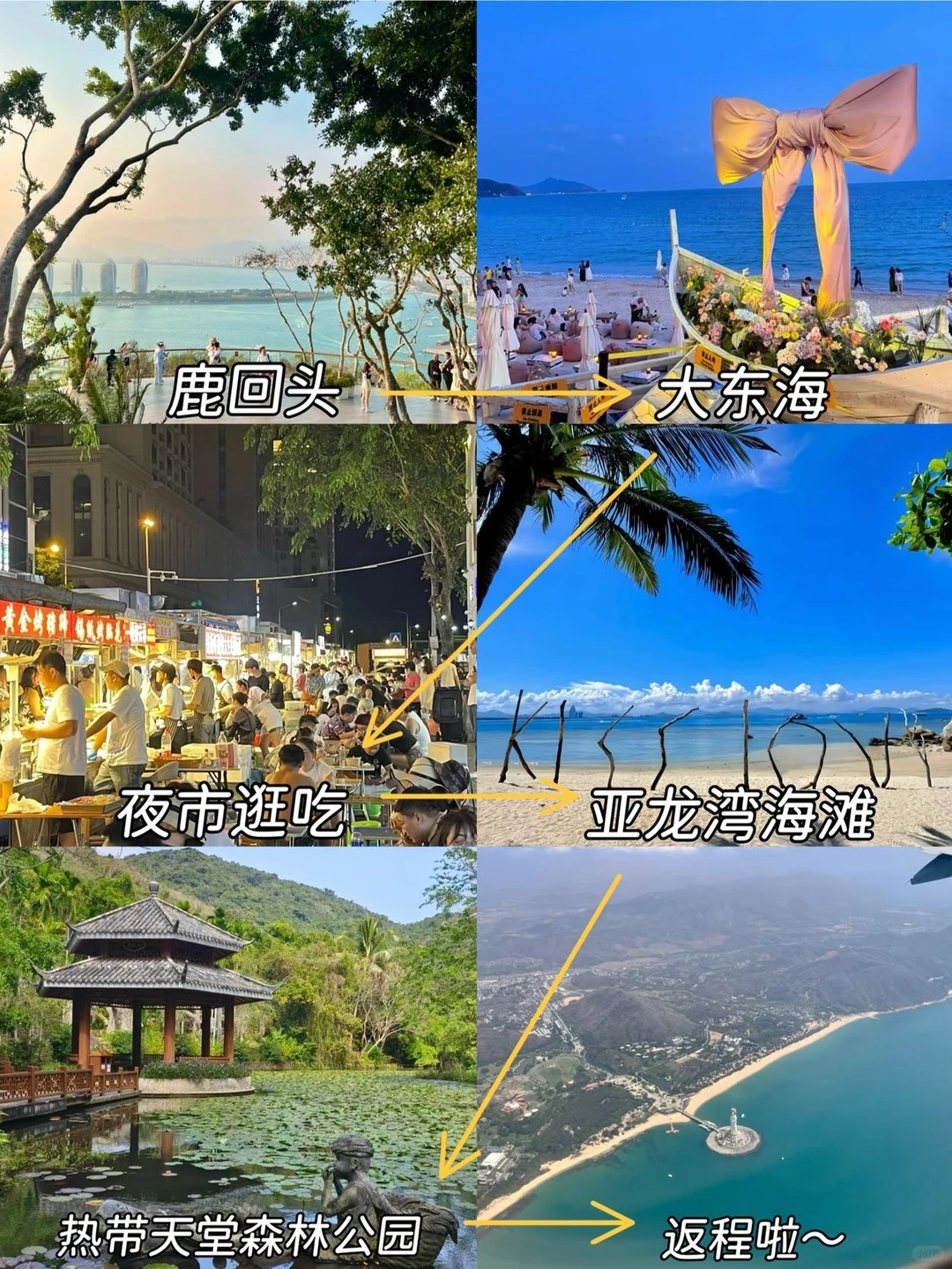 对自己的三亚旅游攻略！！满意到睡不着………