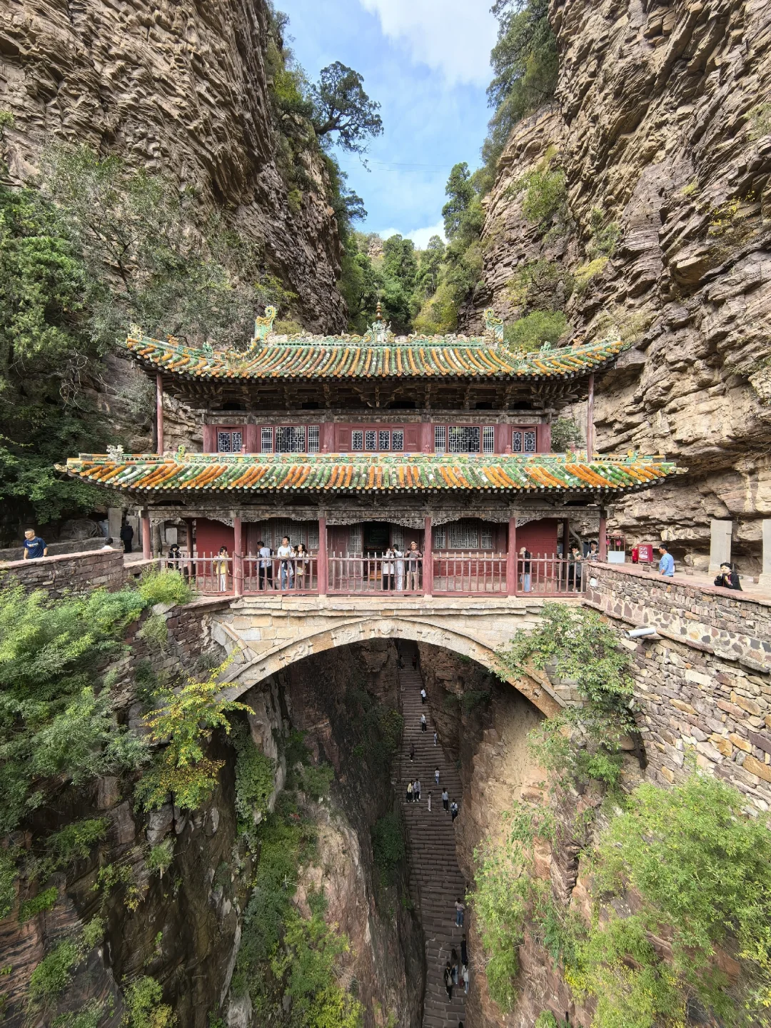 国庆自驾游：苍岩山风景区楼桥殿90分