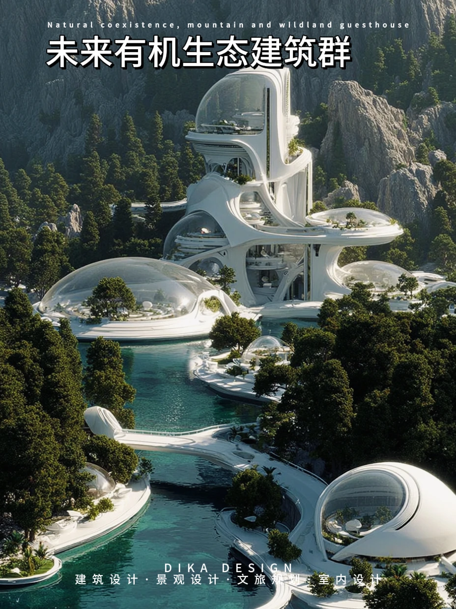 未来有机生态建筑群