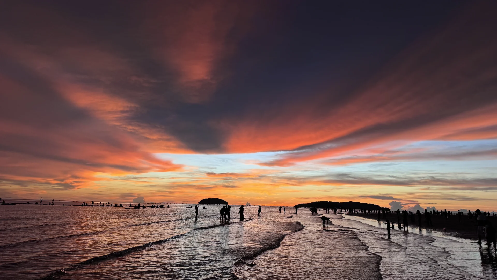 滹沱河景色绝了～