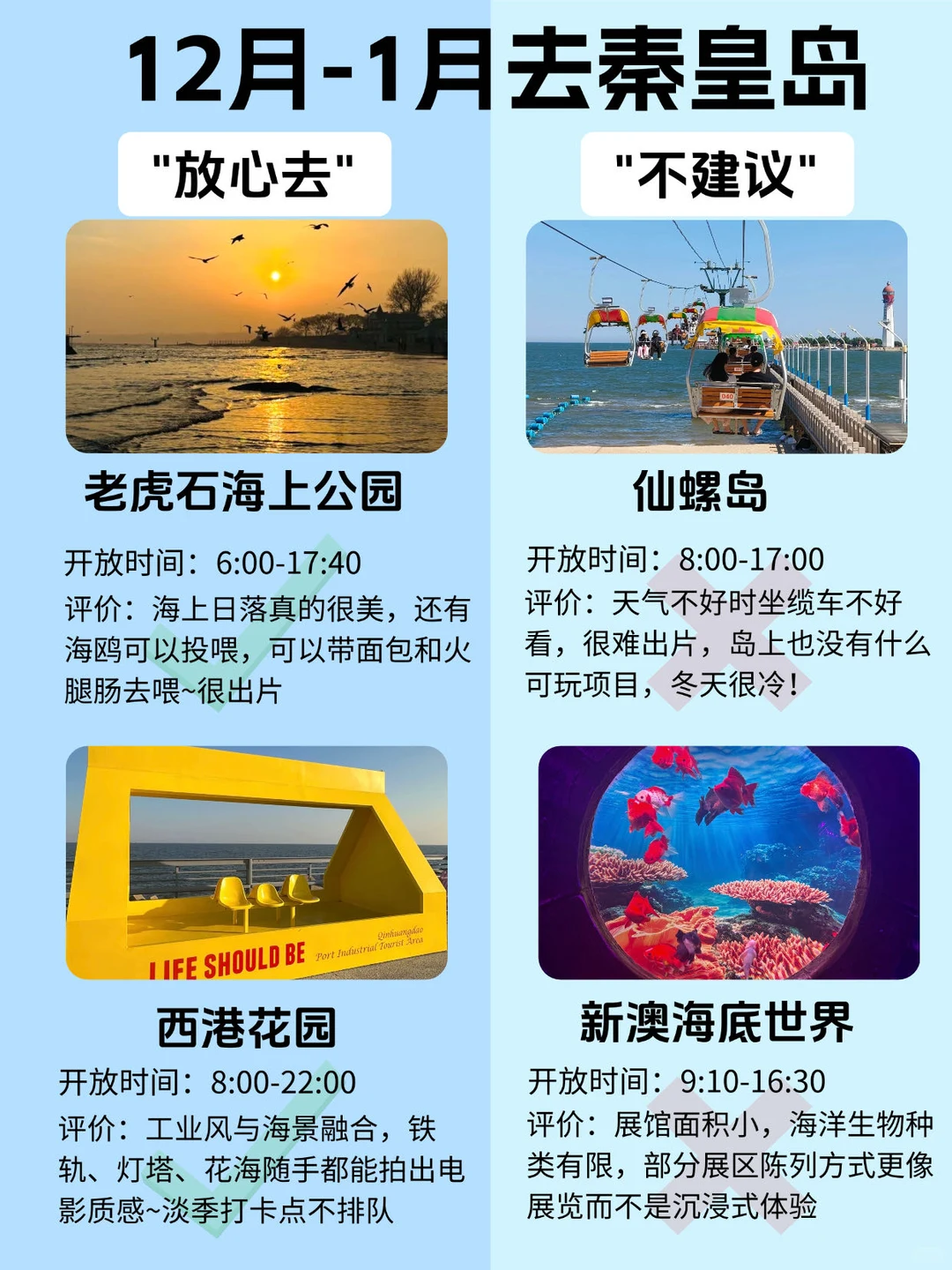 谁懂啊!终于有人把冬季秦皇岛游玩说清楚了