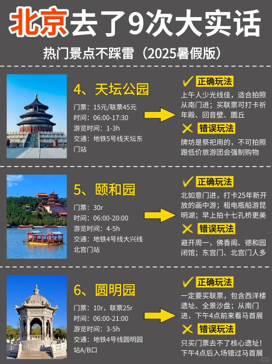 被xhs骗惨了😭终于有人把北京旅游说明白