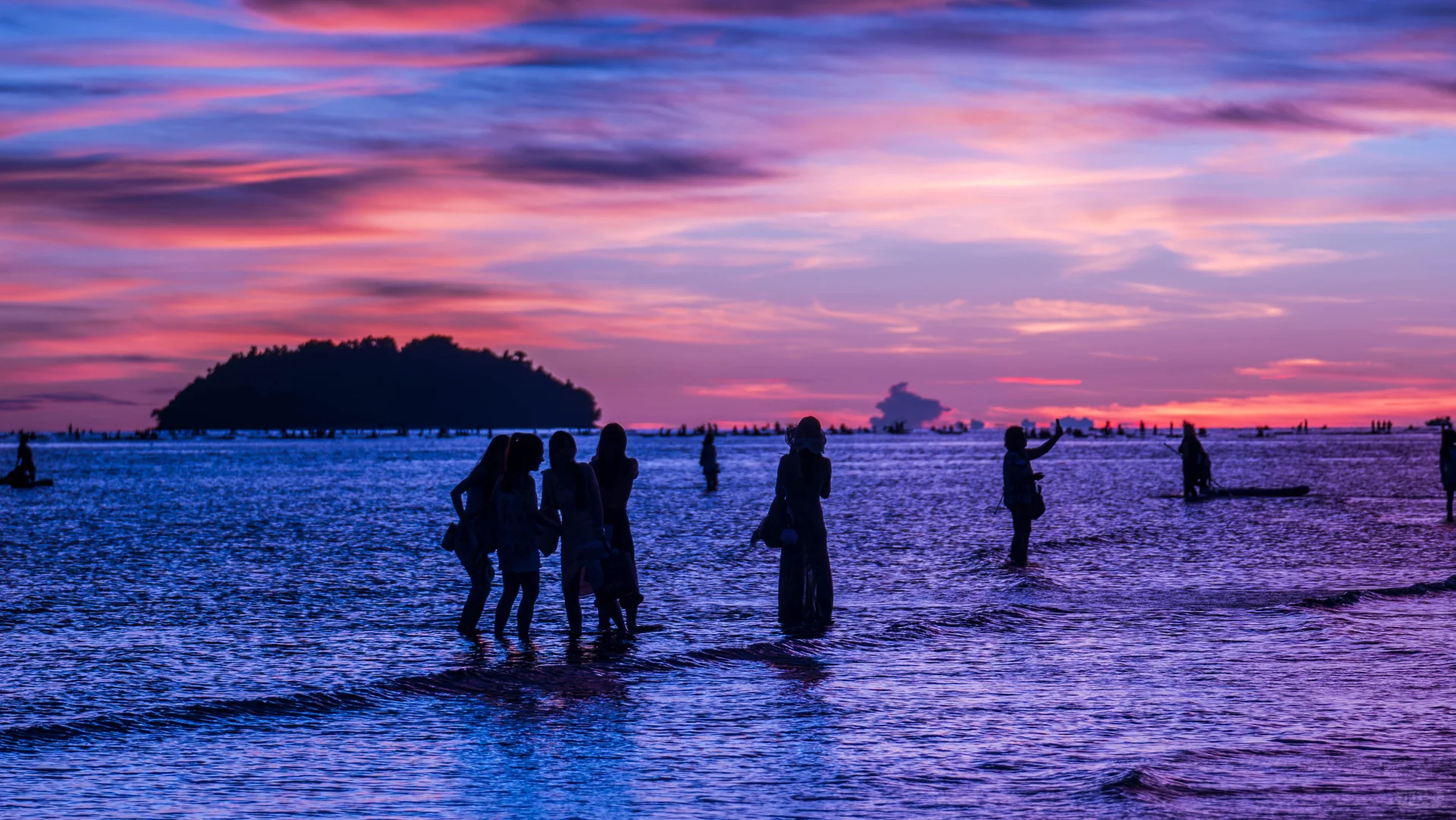 滹沱河景色绝了～