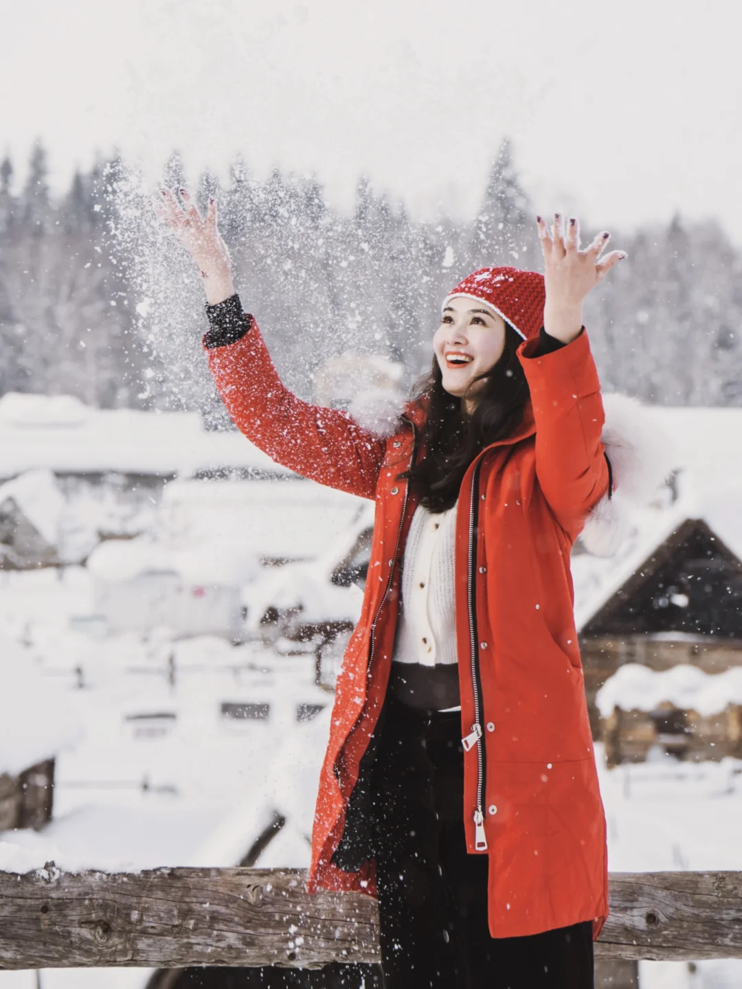 禾木,下雪天❄️