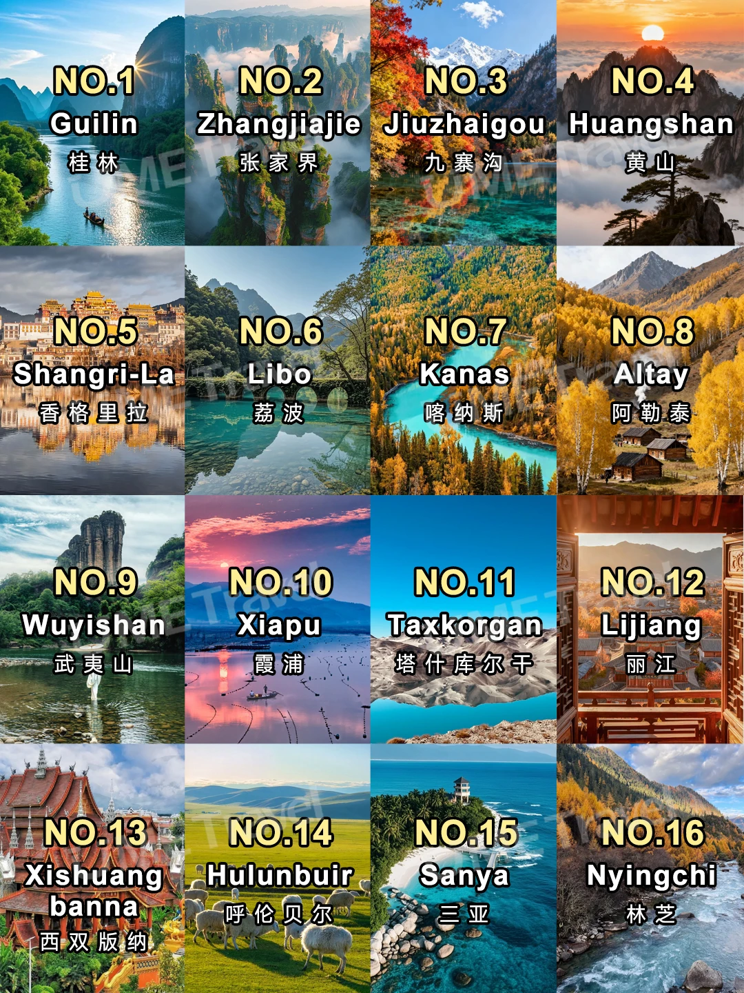 China’s 10 must visit Natural Cities