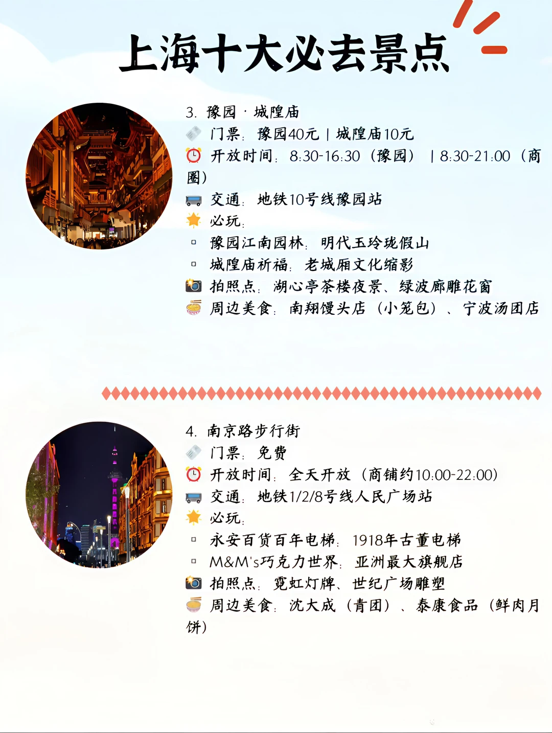 上海必去的十大景点