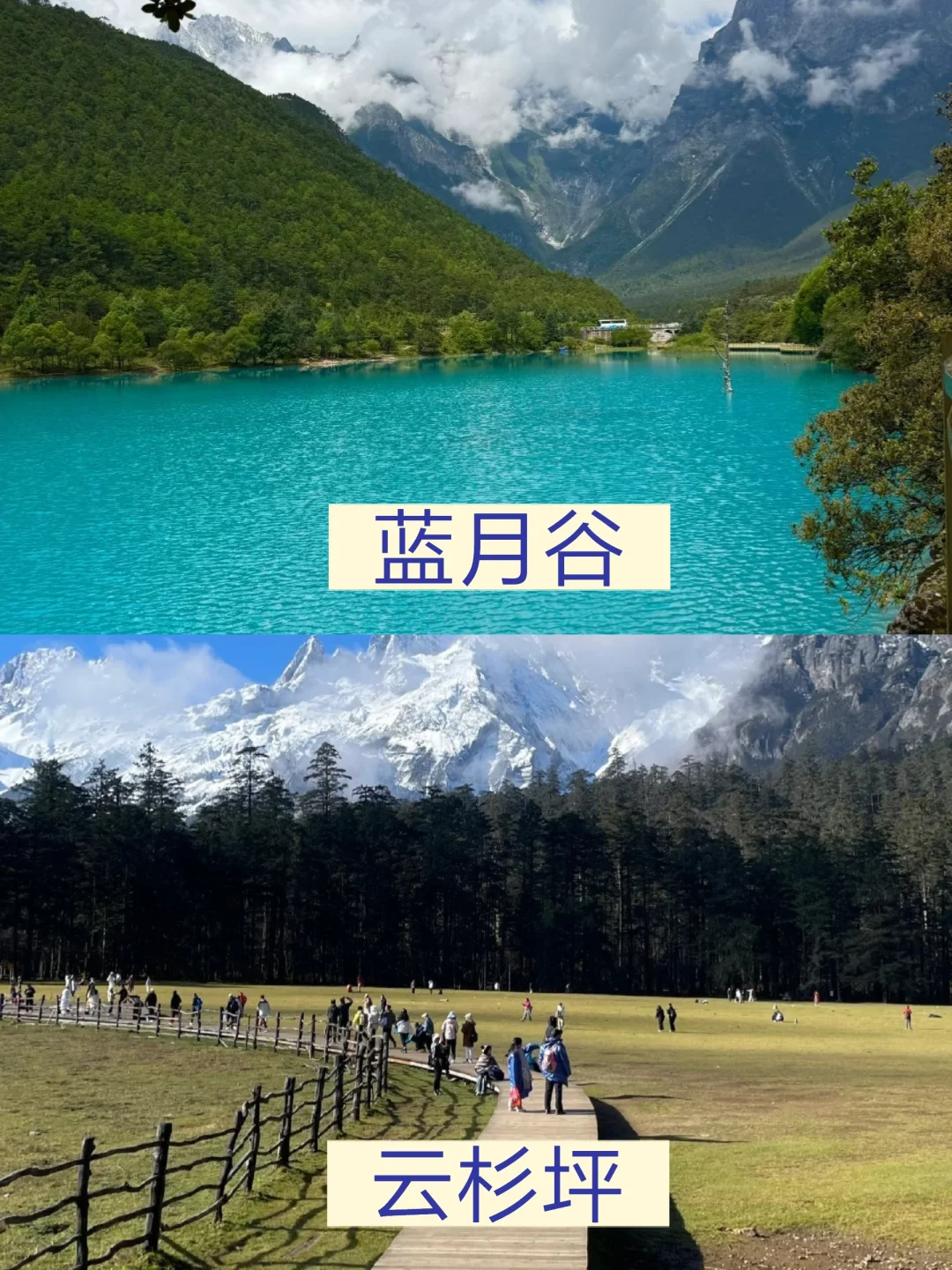📍蓝月谷+云杉坪已回，别再执着大索道啦