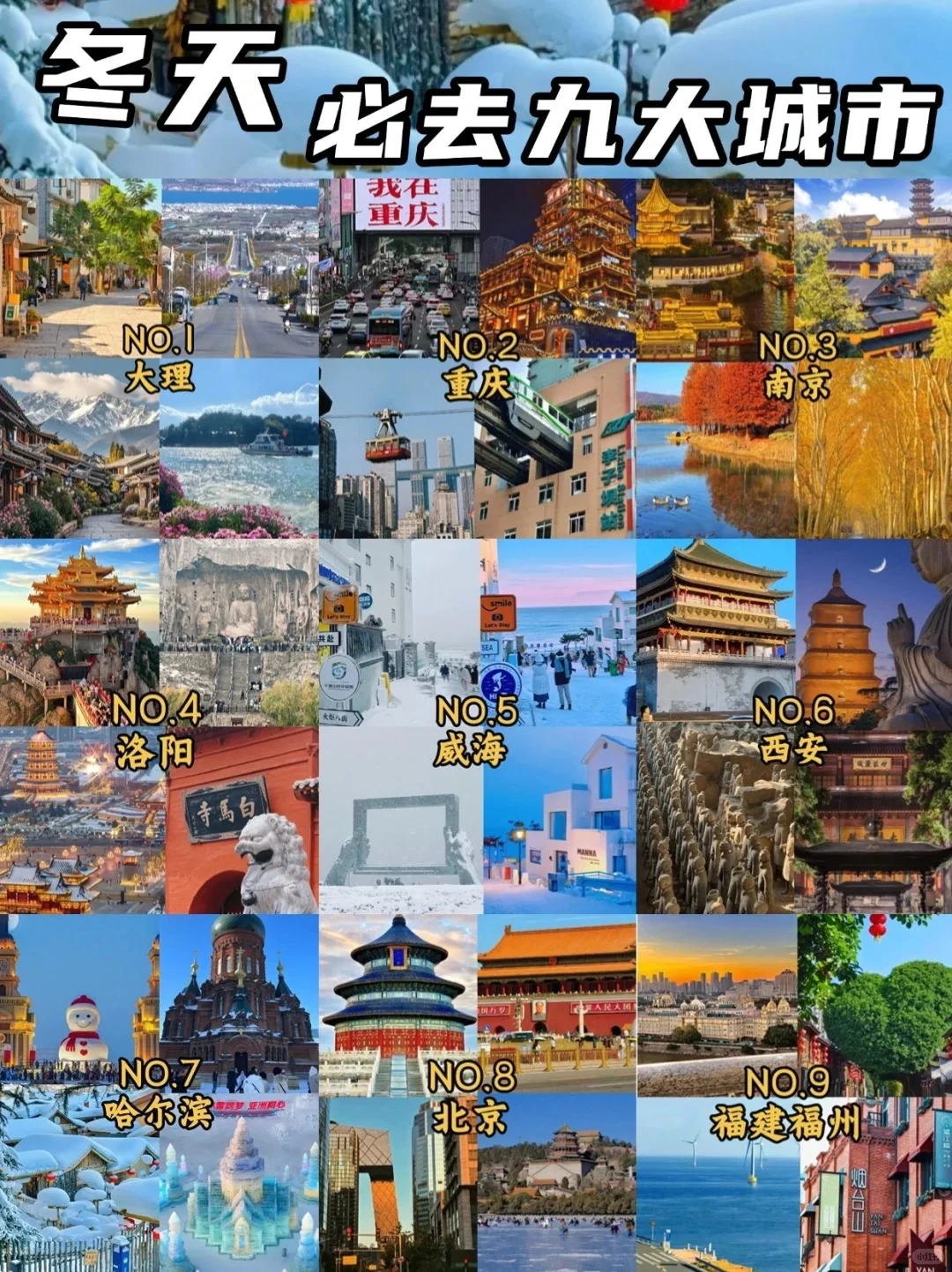 适合冬天去的9大城市 ❄️
