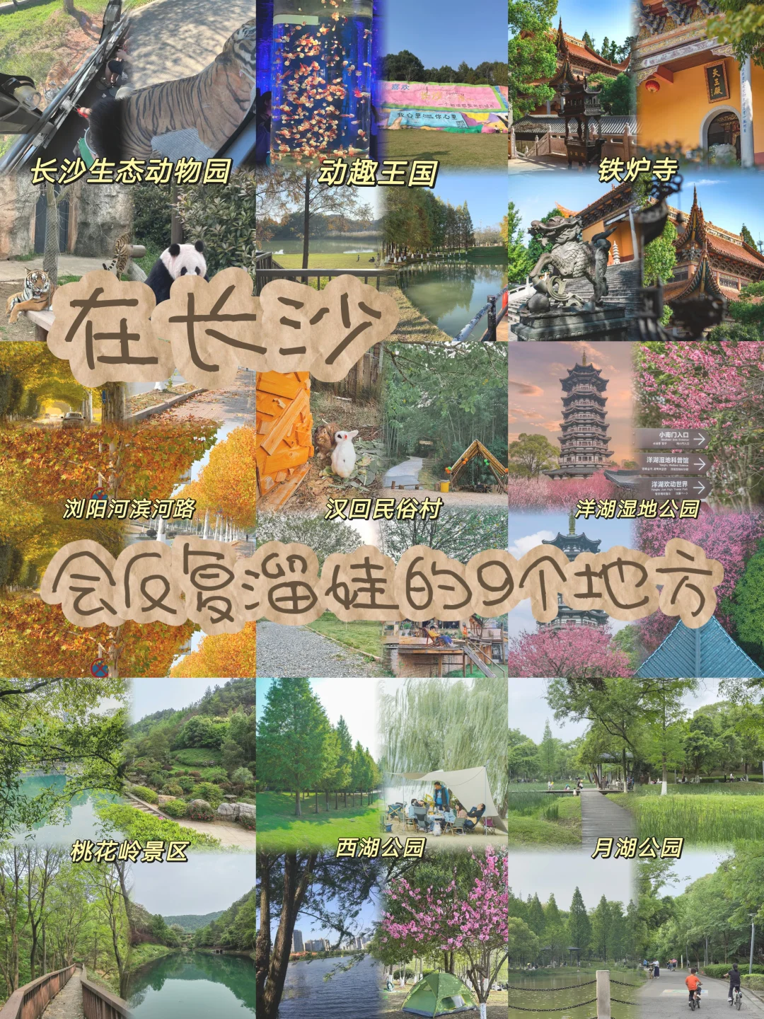 长沙9大宝藏地,会反复溜娃的9个地方✨