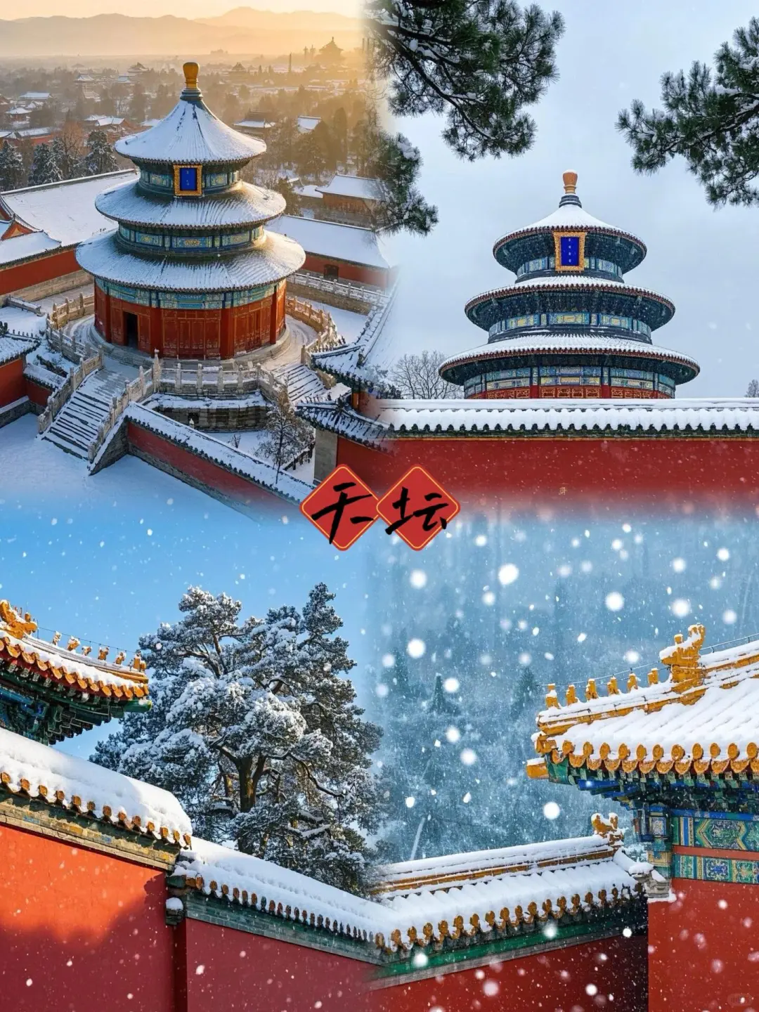 北京冬天❄️☃️赏雪十大必去景点⛲️攻略