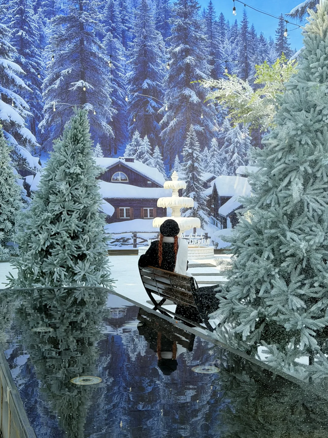 南昌免费新展！！冬日雪景花园美疯了。。。。