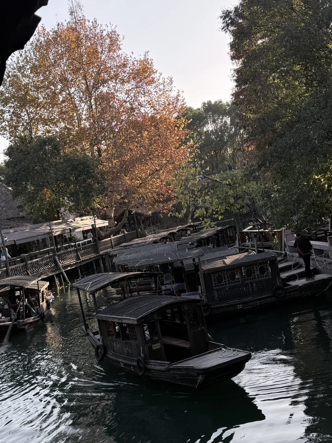 水乡乌篷船，晚风拂面来～