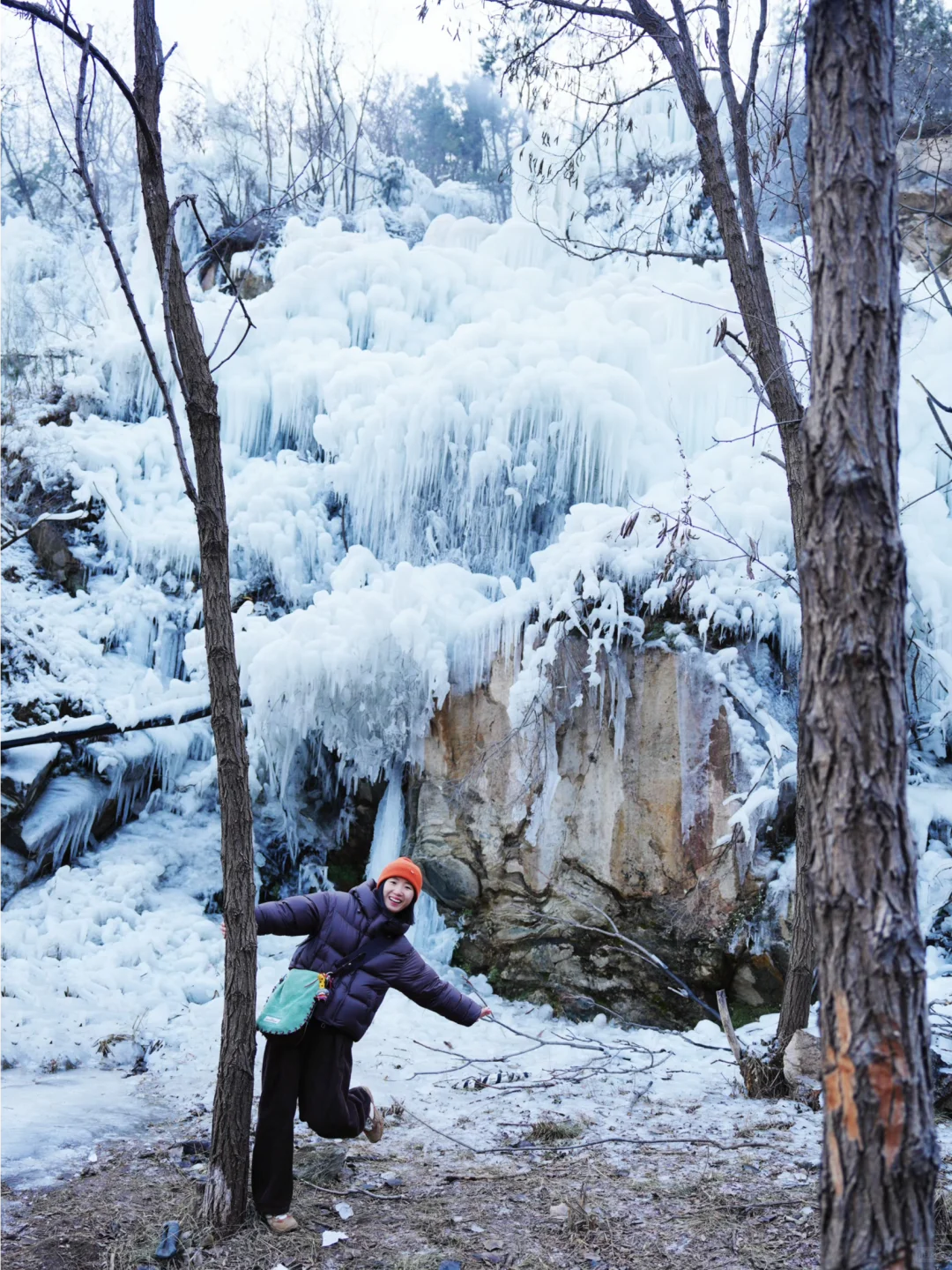 我宣布❗这是属于京津冀人的超大冰瀑❗附地址