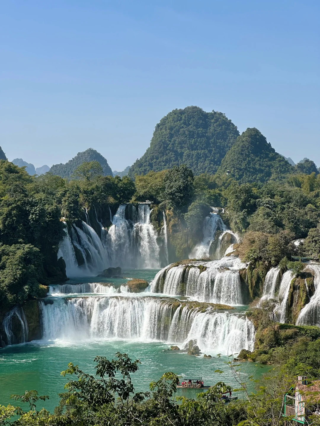 德天瀑布一定要住在景区内,省时省力又省💰