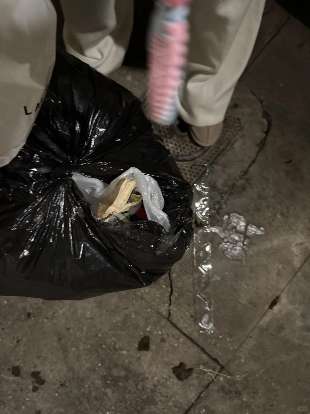 在法国旅游连夜翻了10包垃圾袋