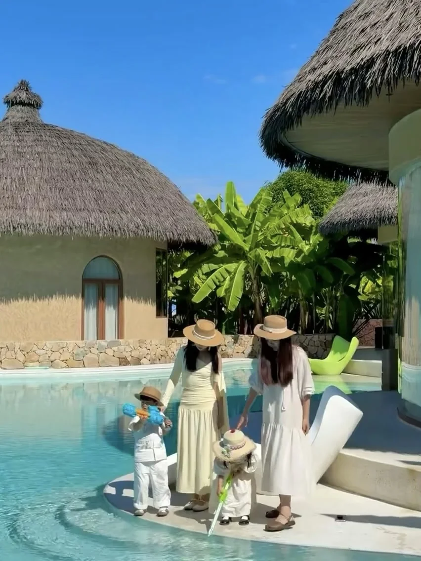 带娃去崇左过暖冬🌴住的度假酒店超级满意‼️