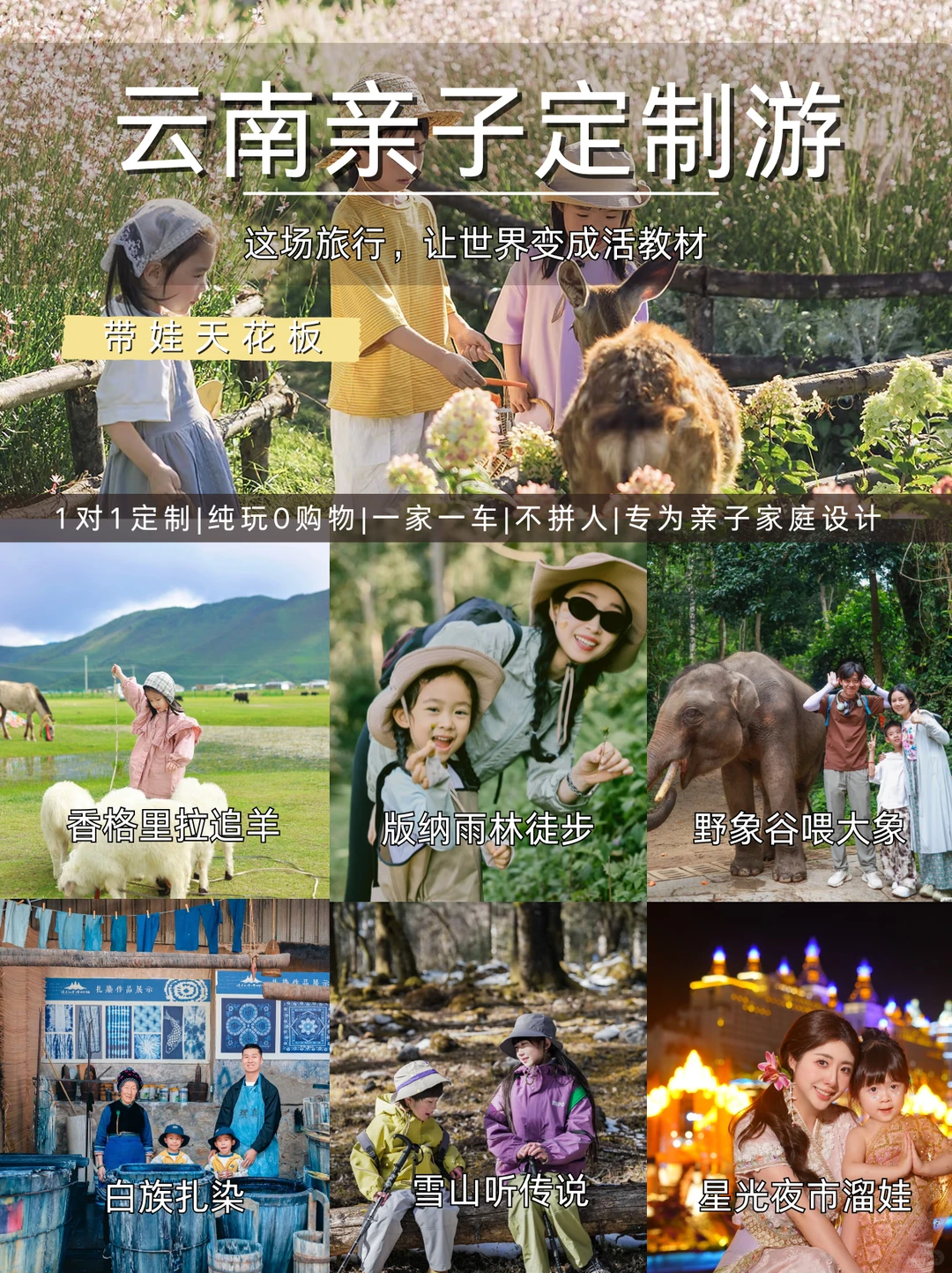 实名安利❗️云南亲子定制游才是带娃天花板
