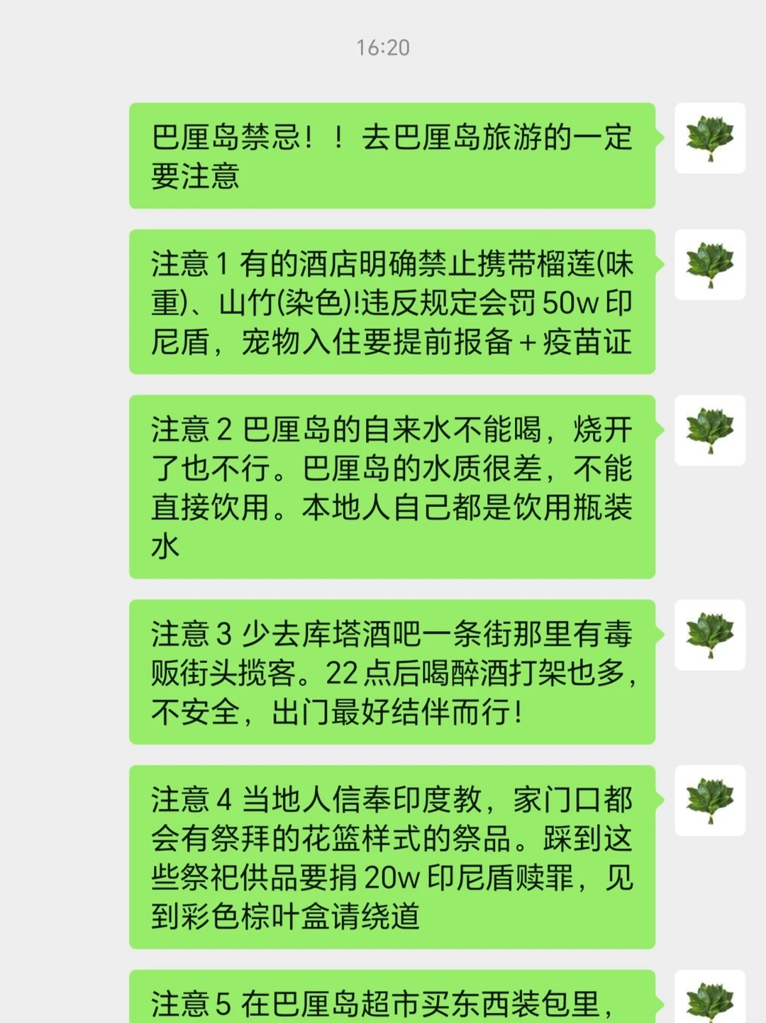 提醒12-3月来巴厘岛旅游的姐妹一定要看哟