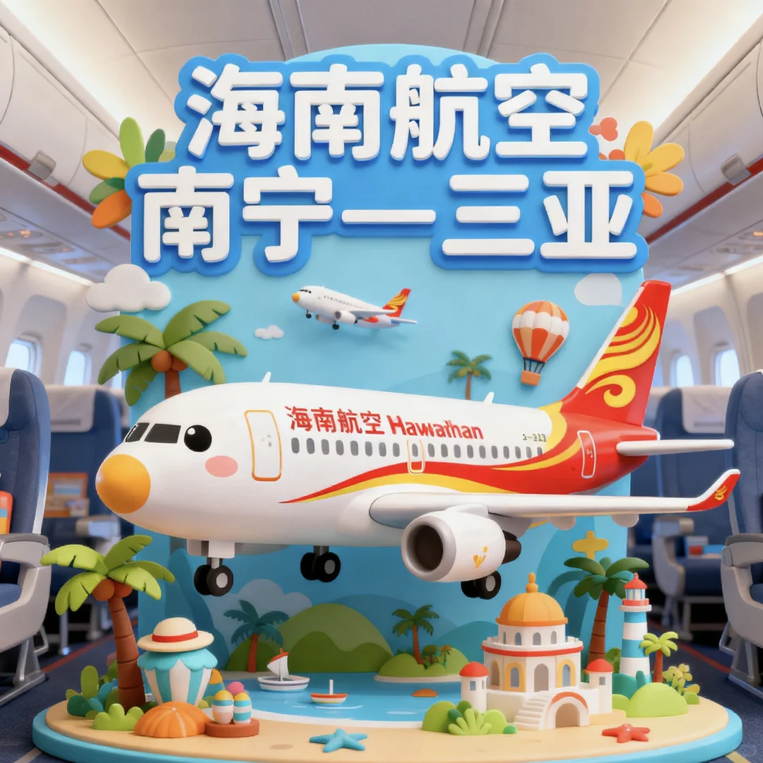 1h瞬移海岛！南宁→三亚全攻略