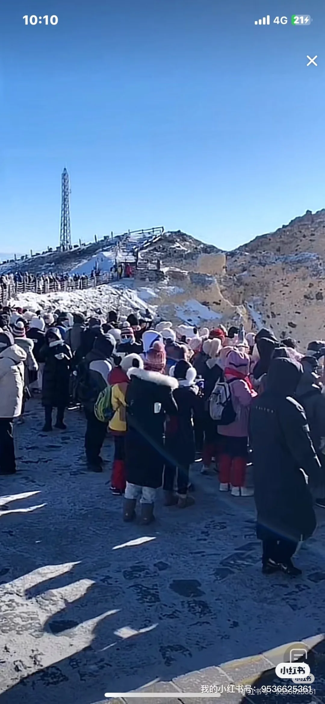 今天长白山西景区天池正常开放