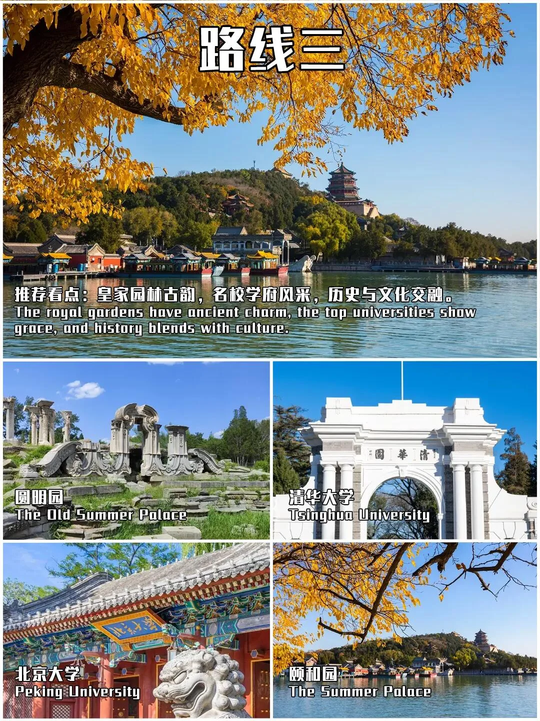 周一不闭馆❗12大景点攻略+7条全天游玩路线