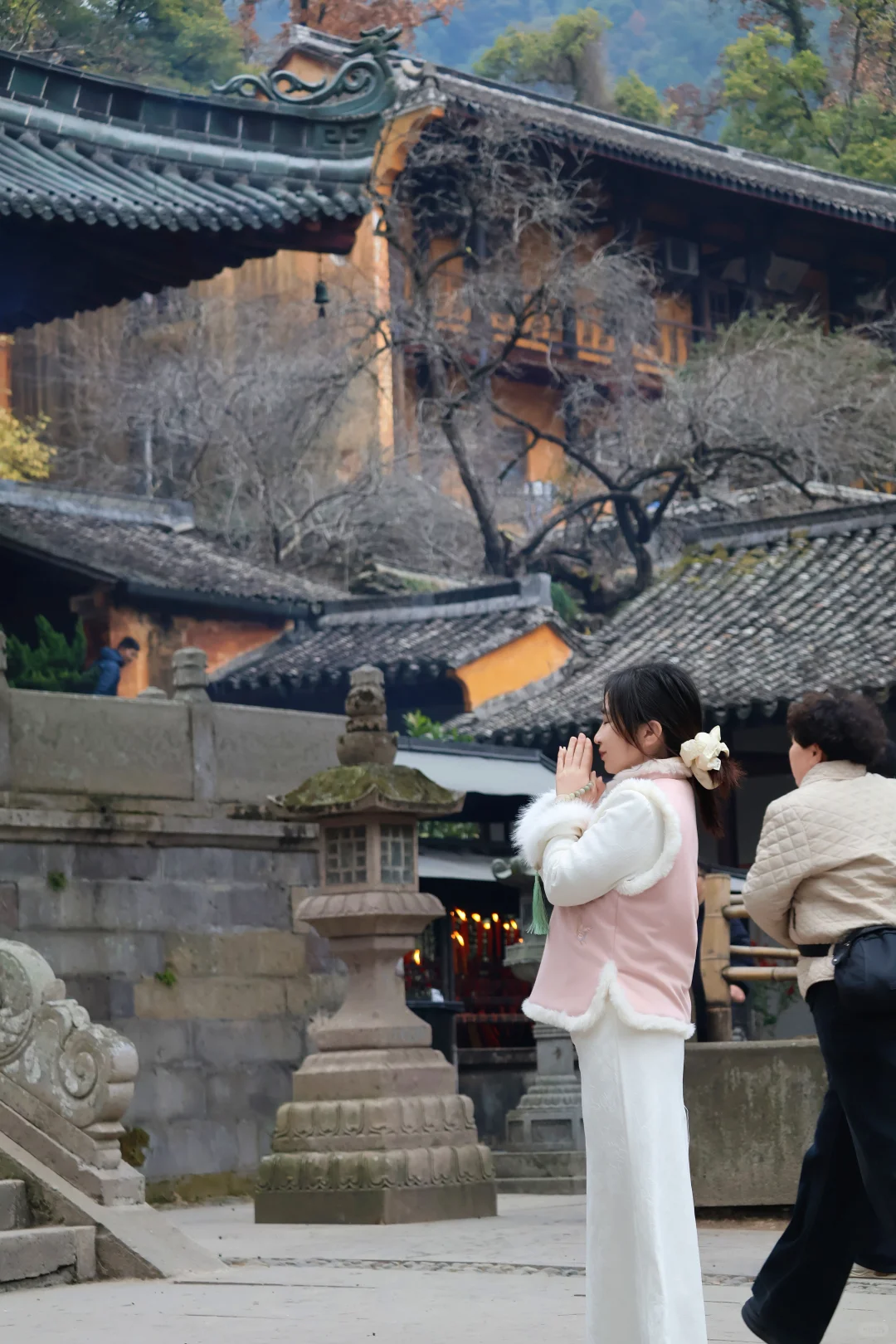 🌾🍂国清寺的秋,是我花0元买到的顶级治愈