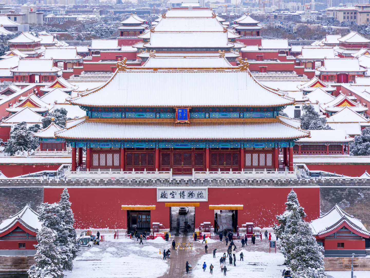 大雪后~约不上故宫的都给我去景山!