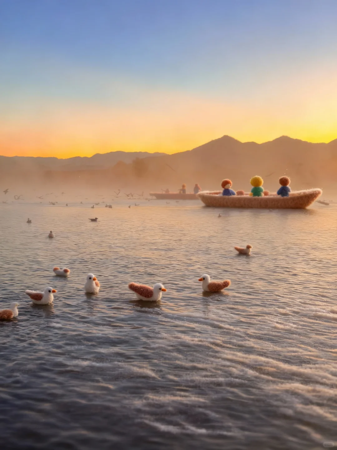 谁懂这个泸沽湖晨雾日出的含金量!!2天365