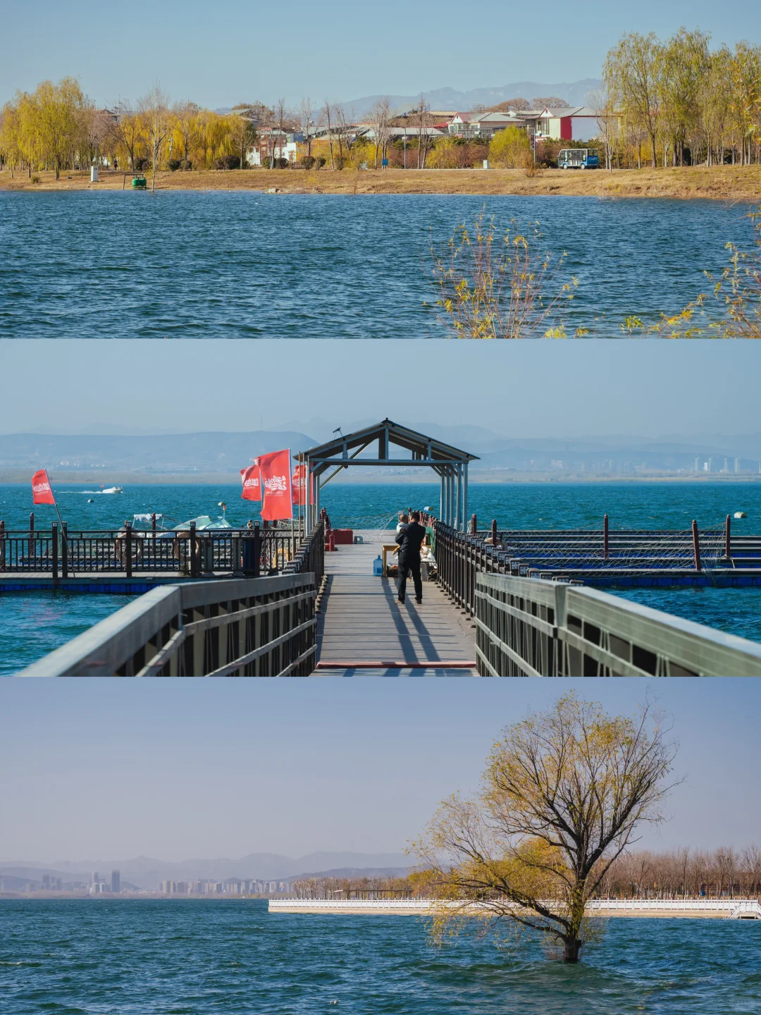 在冬日晴空下，邂逅一片“小洱海”的蓝🌊