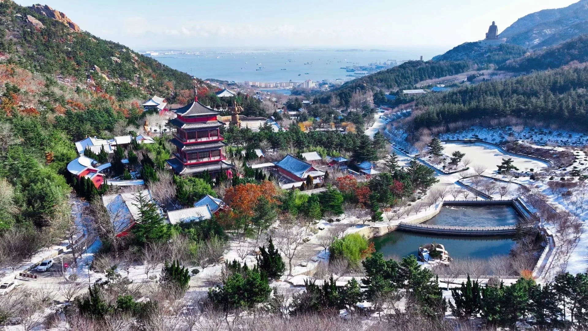 ❄️有山有海有雪，赤山景区的冬日浪漫