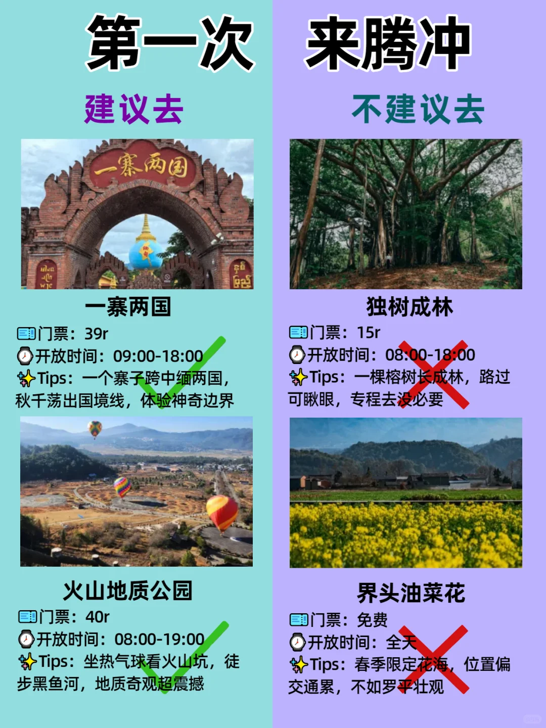 腾冲哪里值得去，看这篇就够了😎