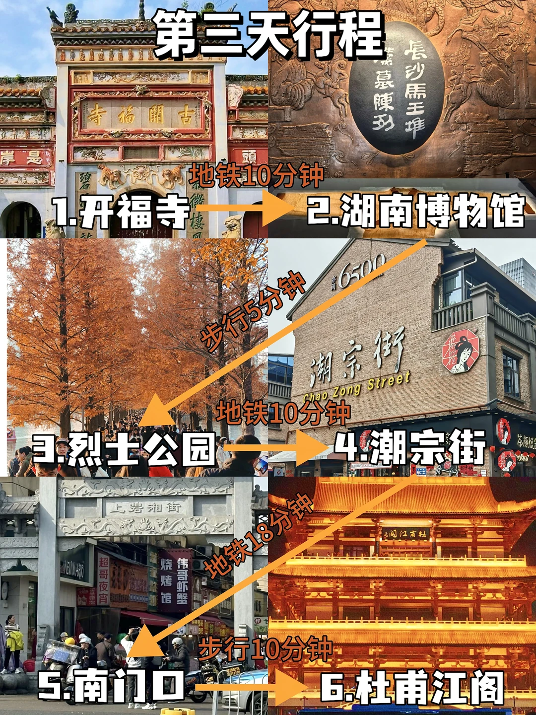 终于有人把长沙旅游路线说清楚了！！