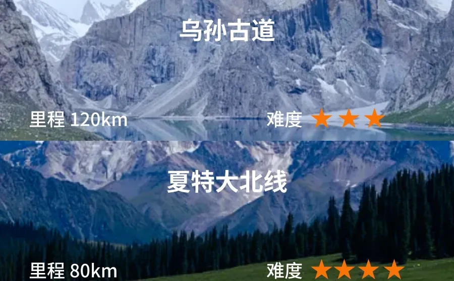 中国50条经典徒步线路推荐