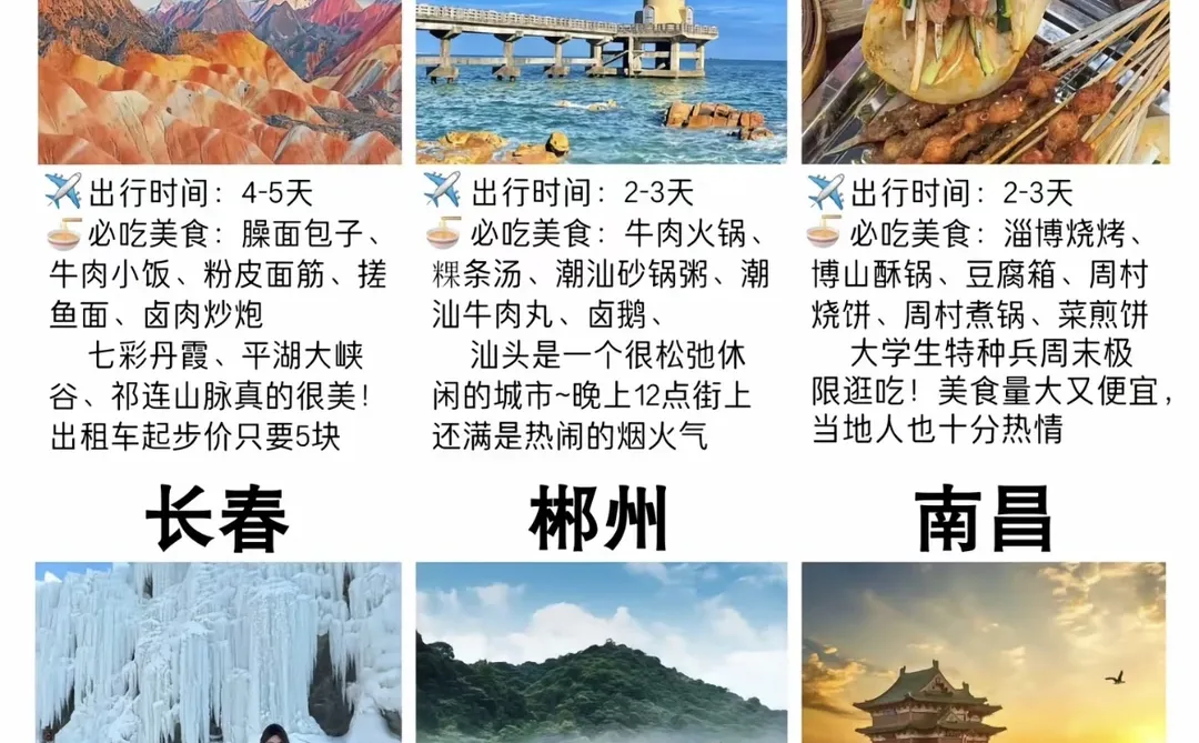 学生党寒假穷游推荐