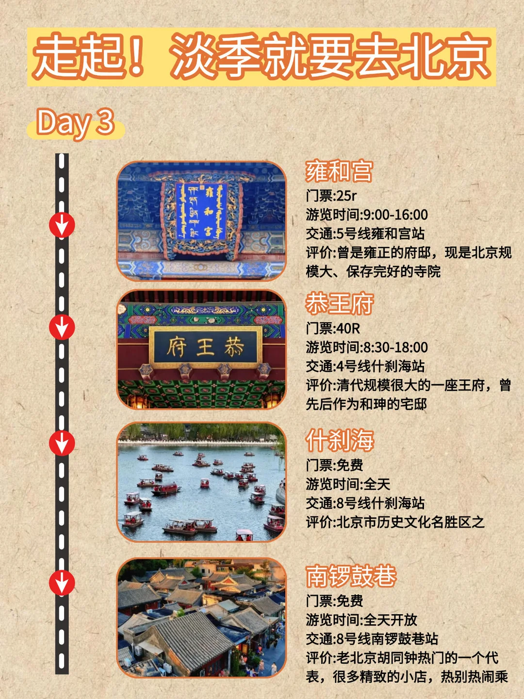 🌟北京4天3晚｜不绕路纯玩精华帖‼️