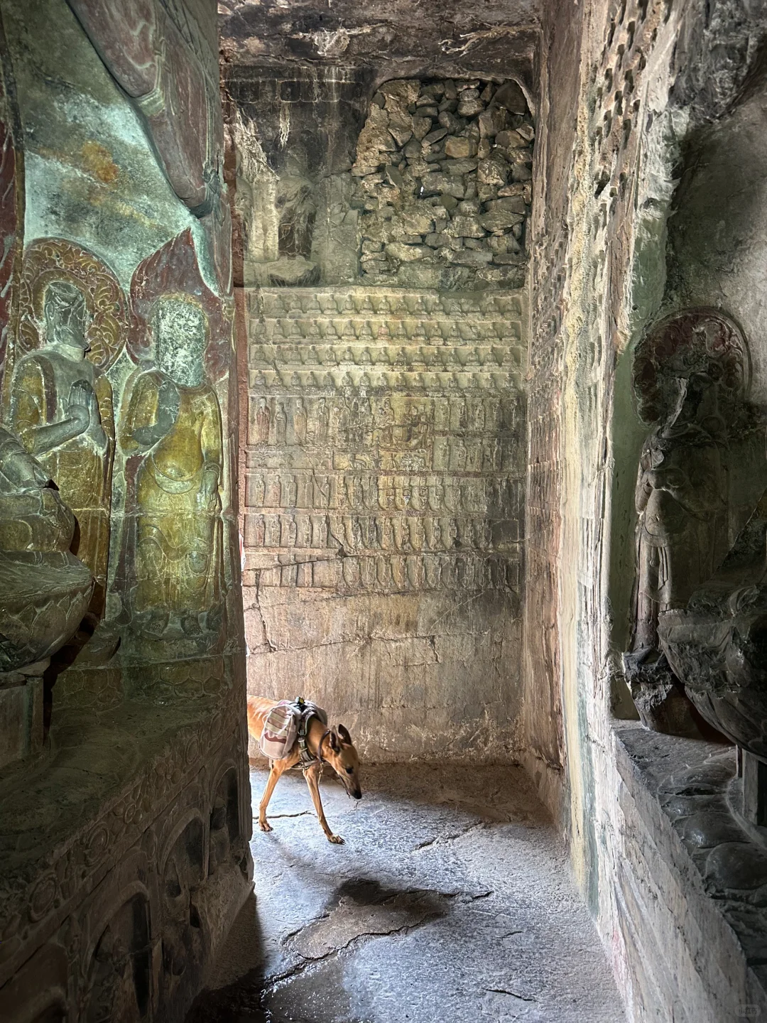 水浴寺 石窟造像 僧众礼佛图