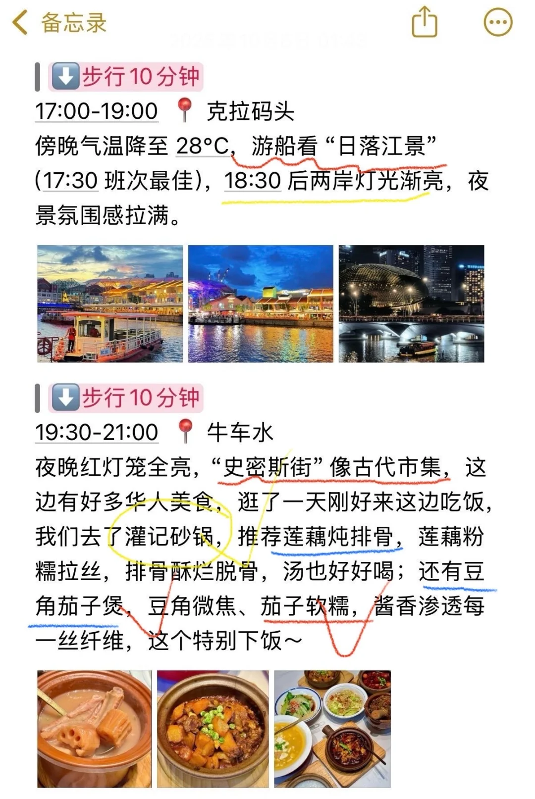 本J人对自己做的新加坡旅行攻略满意到睡