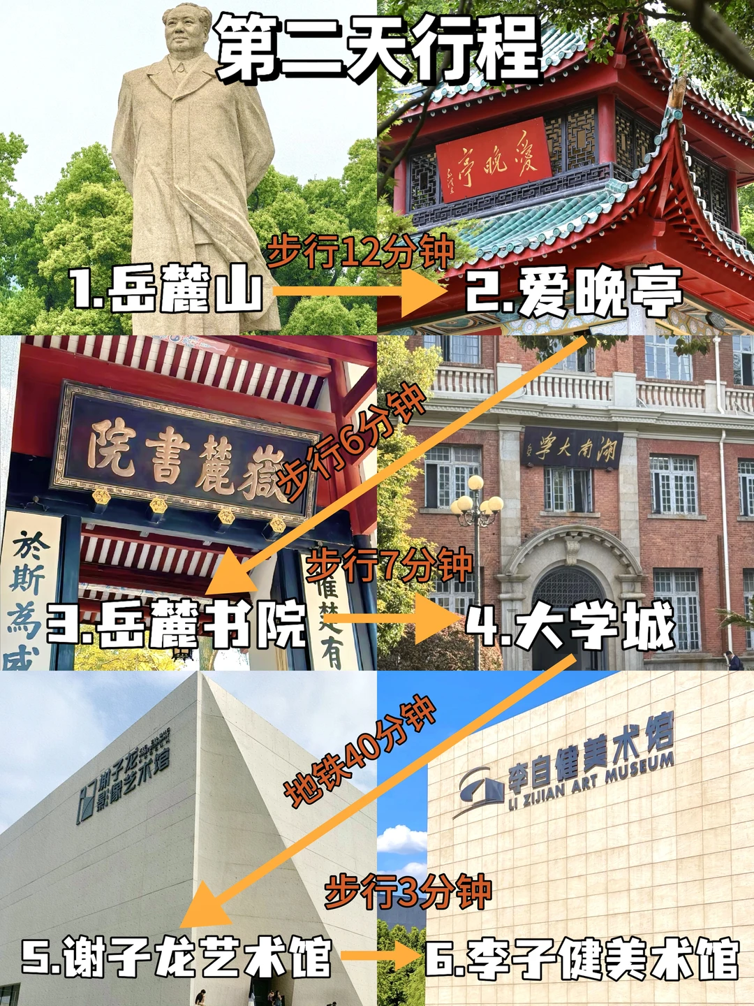 终于有人把长沙旅游路线说清楚了！！