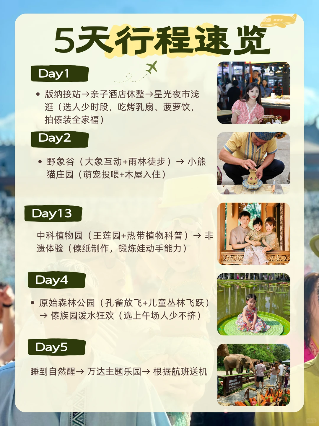 后悔没早点来版纳❗️｜带娃避寒太松驰！