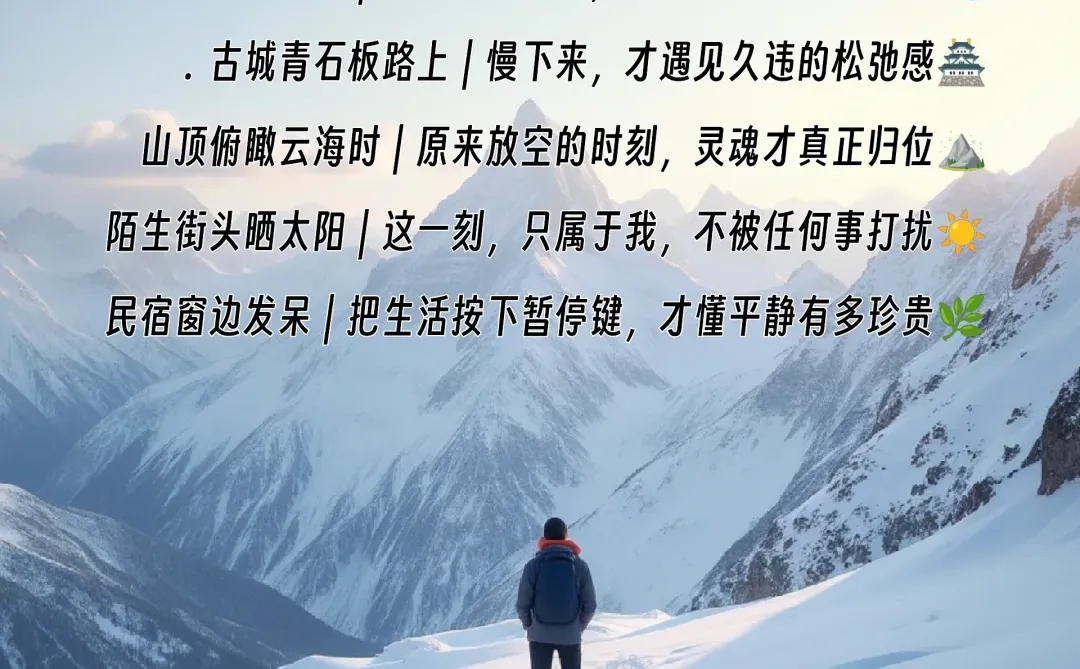 旅游的终极意义