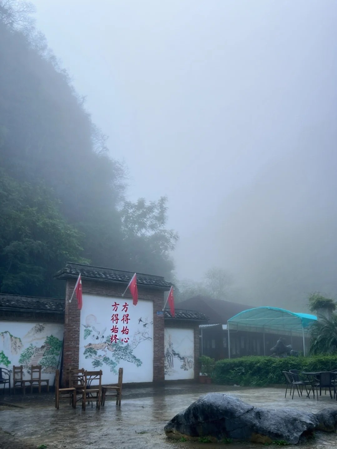 英西峰林私藏！古月山庄把山水画搬进民宿里