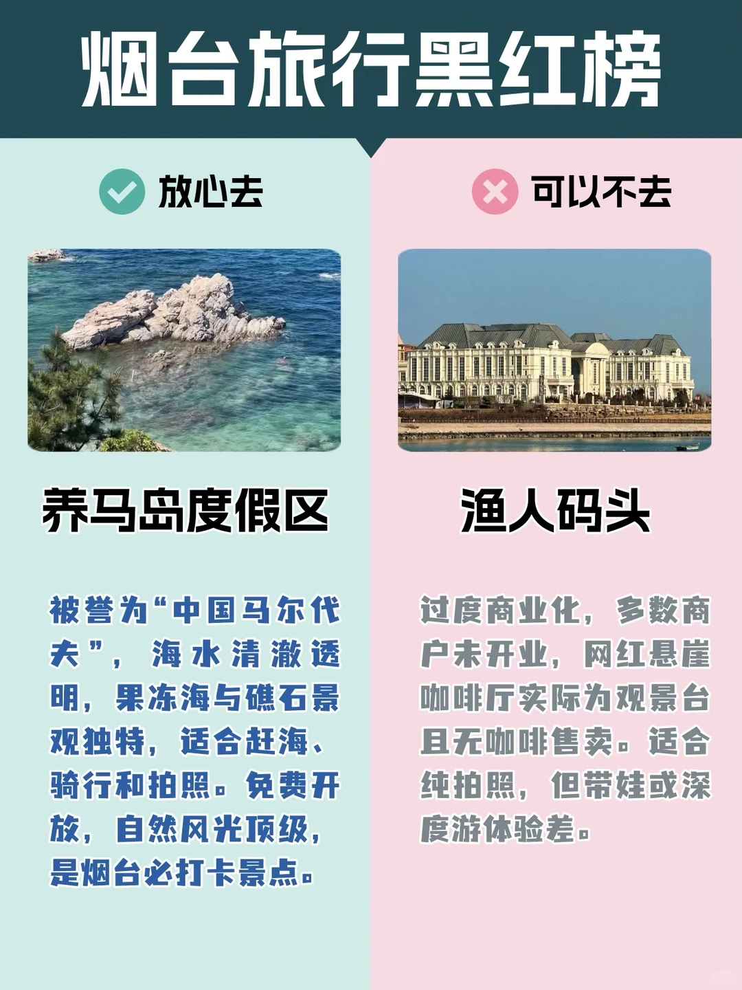 冬季烟台超全攻略｜景点红黑榜！！