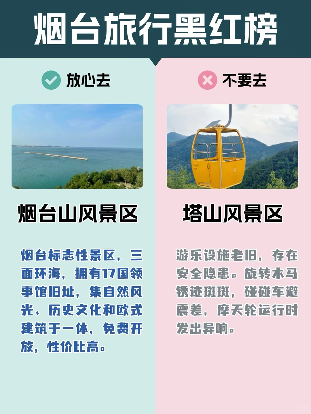 冬季烟台超全攻略｜景点红黑榜！！