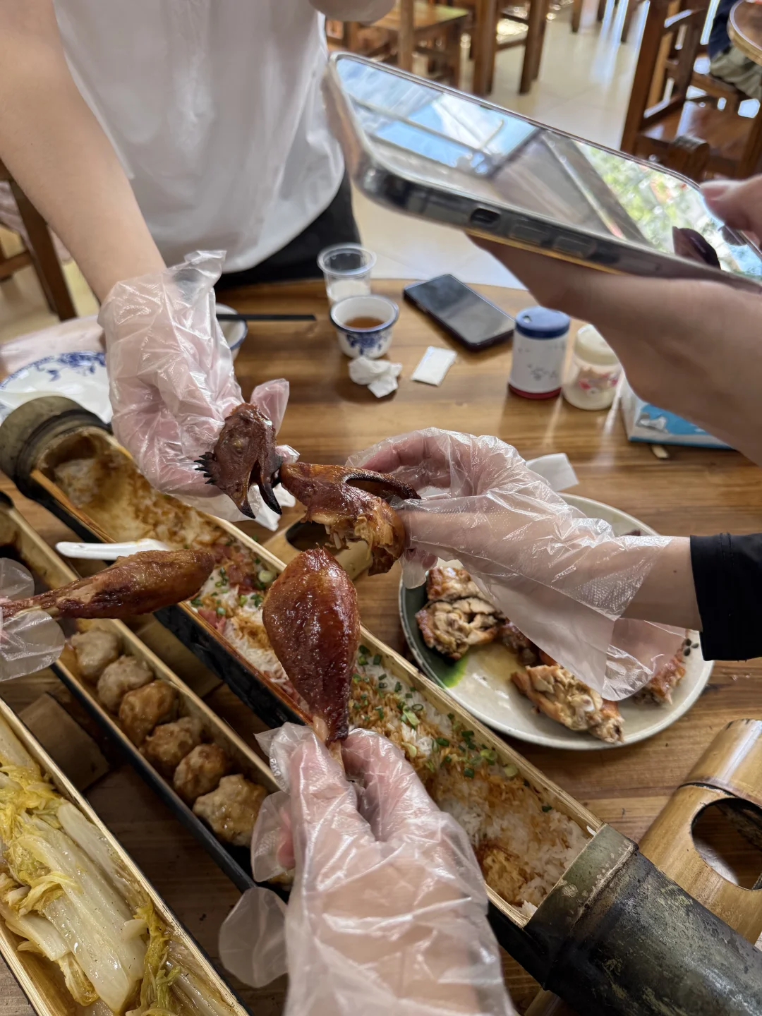 广州白水寨🌊在山上大口吸氧！！