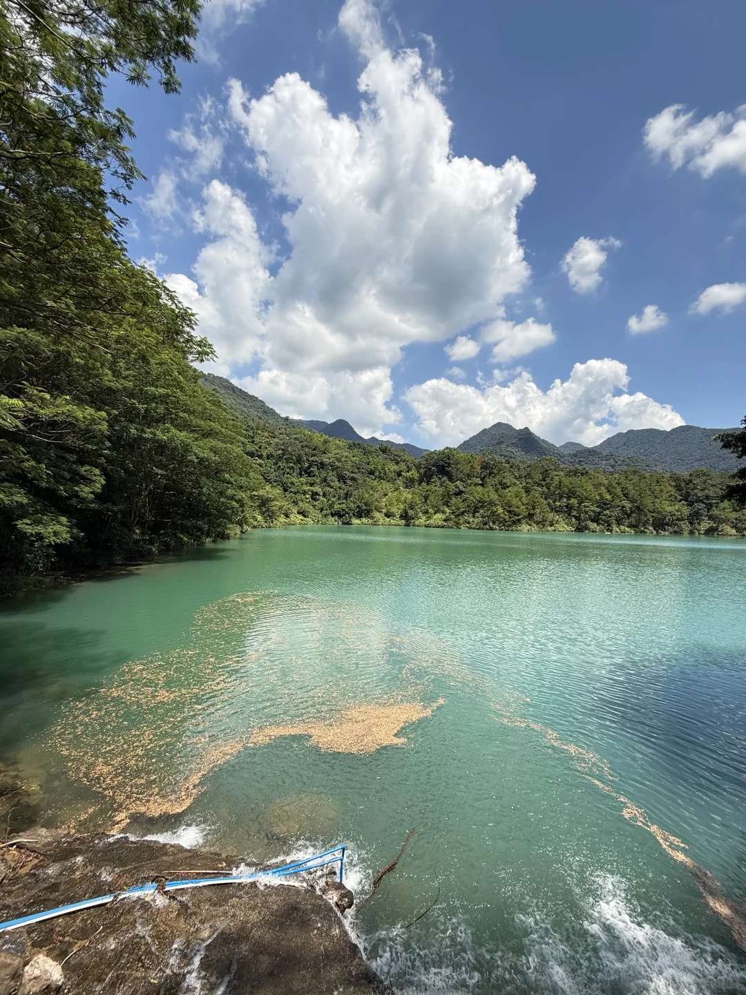 广州白水寨🌊在山上大口吸氧！！