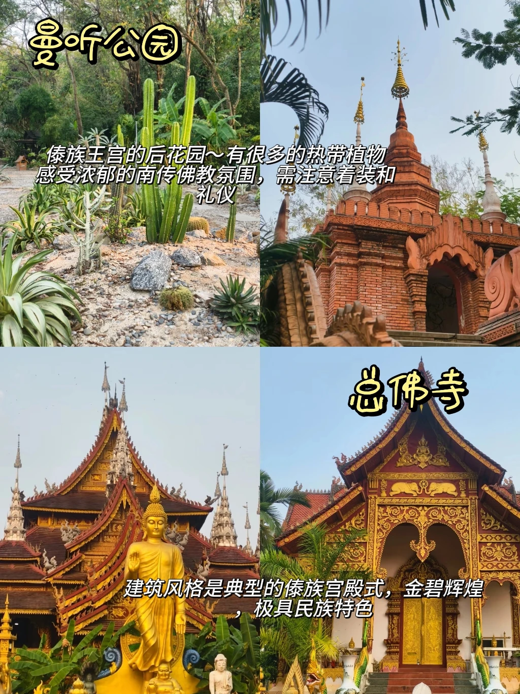 假期去哪玩❓️西双版纳12个休闲好去处‼️