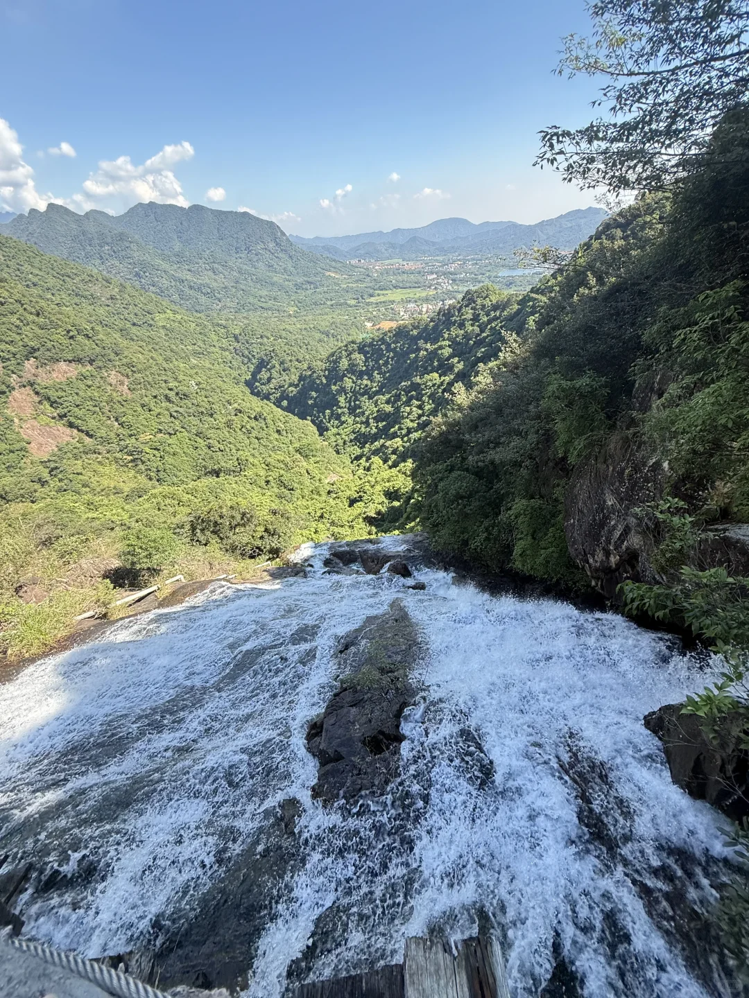广州白水寨🌊在山上大口吸氧！！