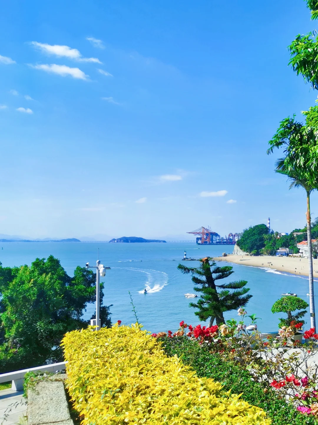 📍鼓浪屿的浪漫，花与海各占一半