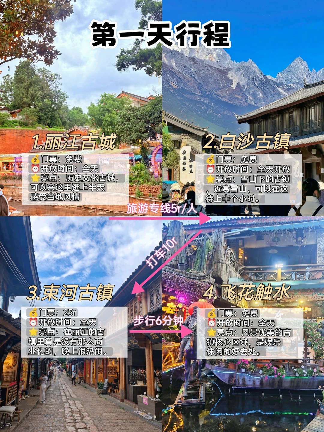 丽江两天一夜懒人旅游攻略!!建议直接抄行程